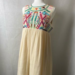 by GRYPHON embroidered dress.